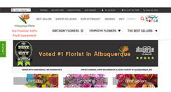 Desktop Screenshot of albuquerqueflorist.com